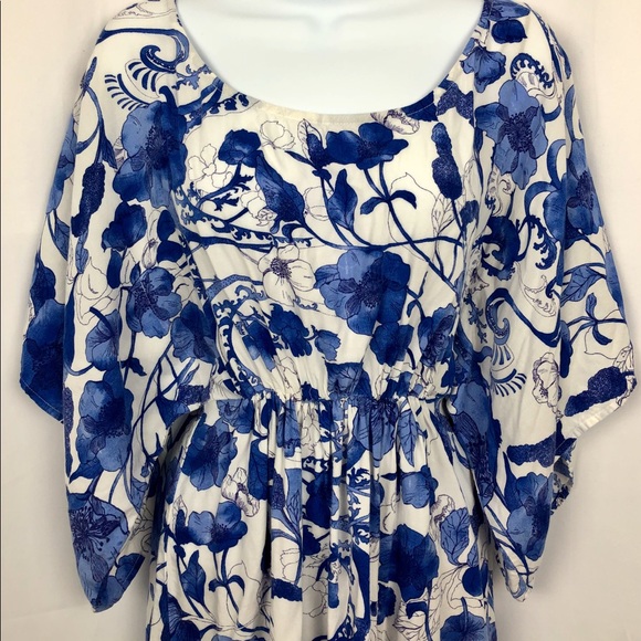 H&M dolman sleeve rayon mini dress 4 - Picture 2 of 6